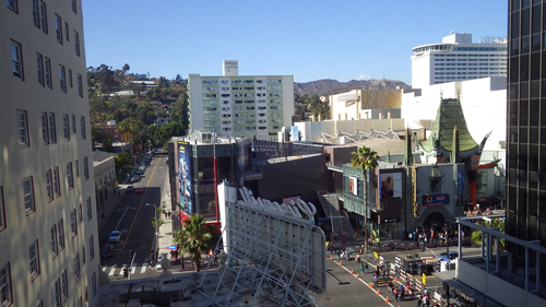 From our window - Hollywood Blvd
