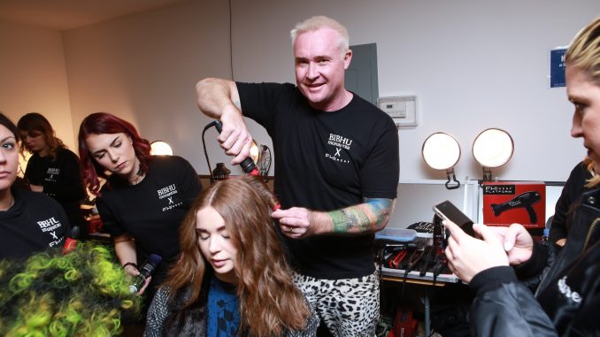 Sean James, FHI Heat's Artistic Director, and Key Hair Artist for the Bibhu Mohapatra A/W '18 Show
